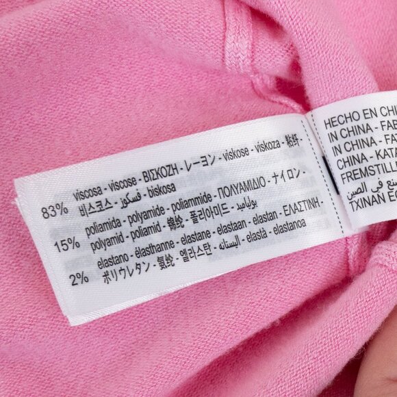 Zara Pink Cardigan Lightweight Soft 3/4 Sleeves XS - Picture 10 of 12